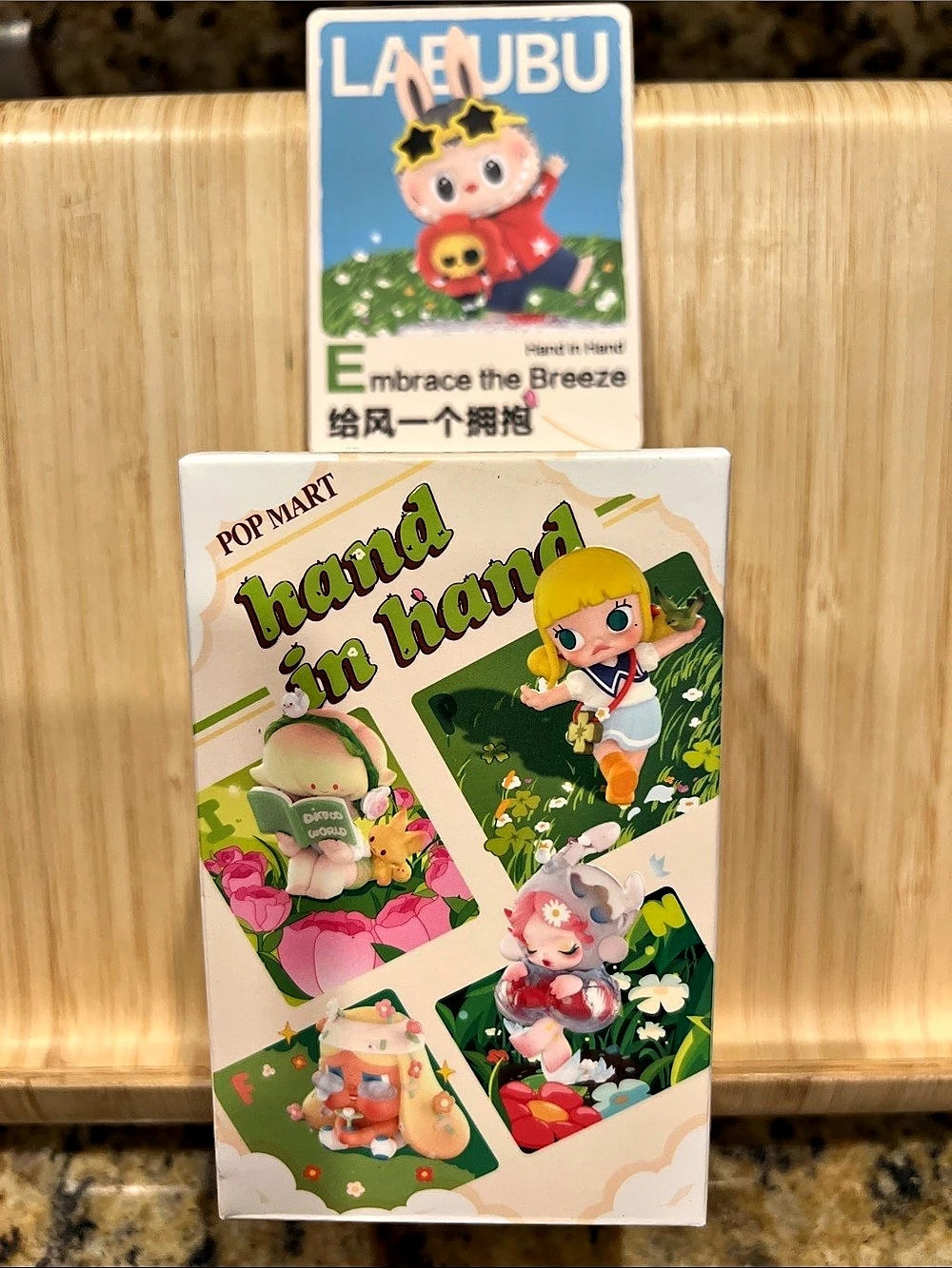 POP MART Hand in Hand Series - Labubu Embrace the Breeze confirmed NIB